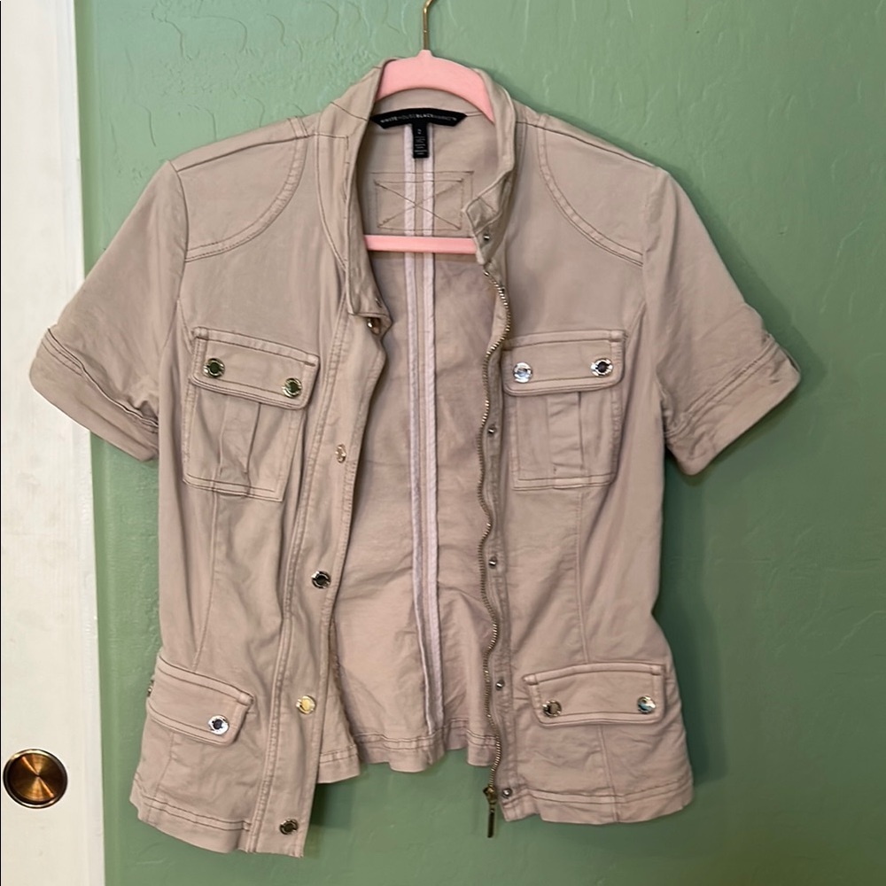Cargo shirt with stretchy fabric